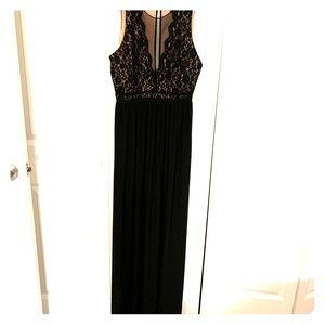 Black evening gown